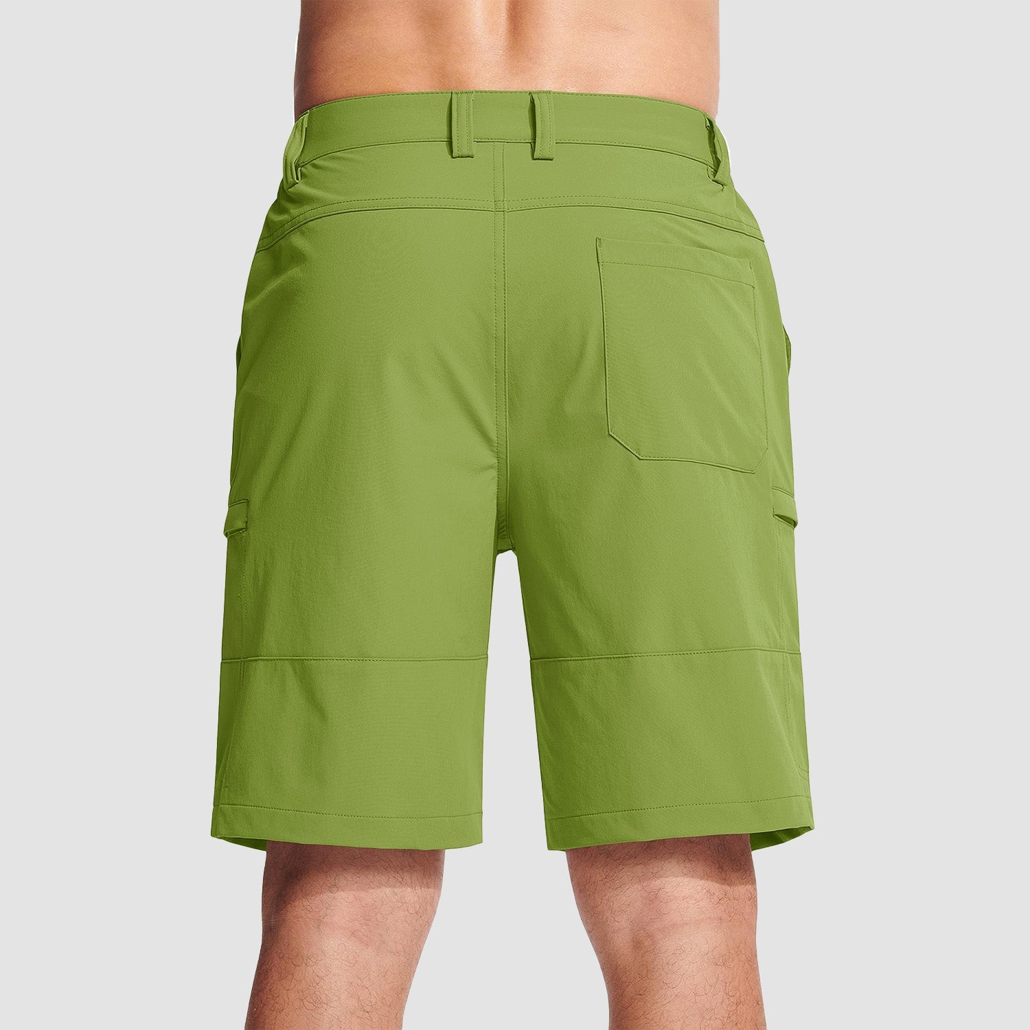 Fruit Green Men's Casual Quick-Dry 5 Pockets Cargo Short - MAGCOMSEN