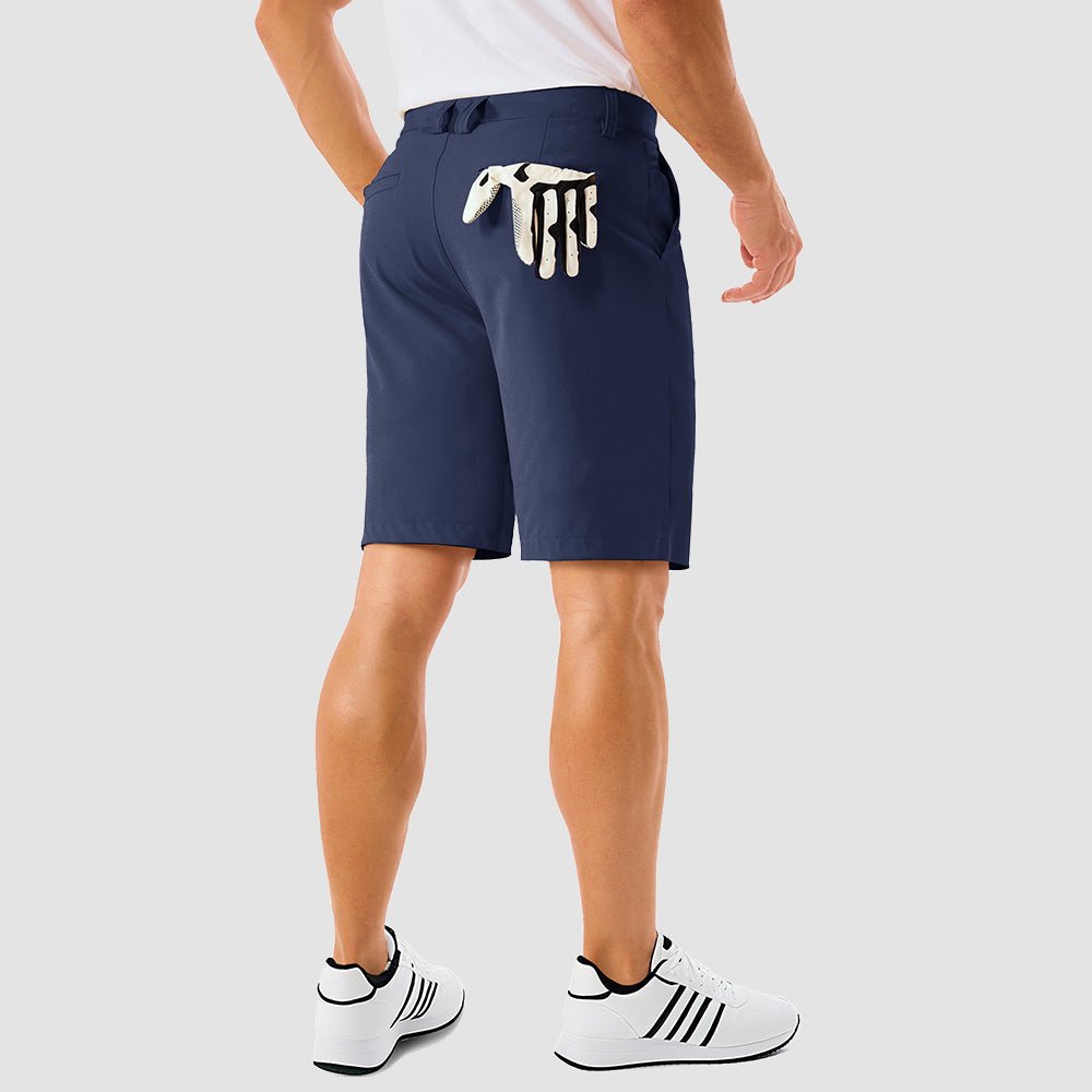 Navy Men's Golf Shorts - Quick Dry Stretch Work Shorts with 6 Pockets - MAGCOMSEN