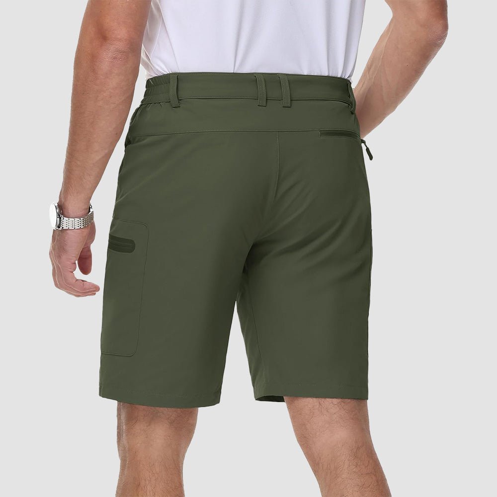 Men's Hiking Cargo Shorts with Zipper Pockets - MAGCOMSEN