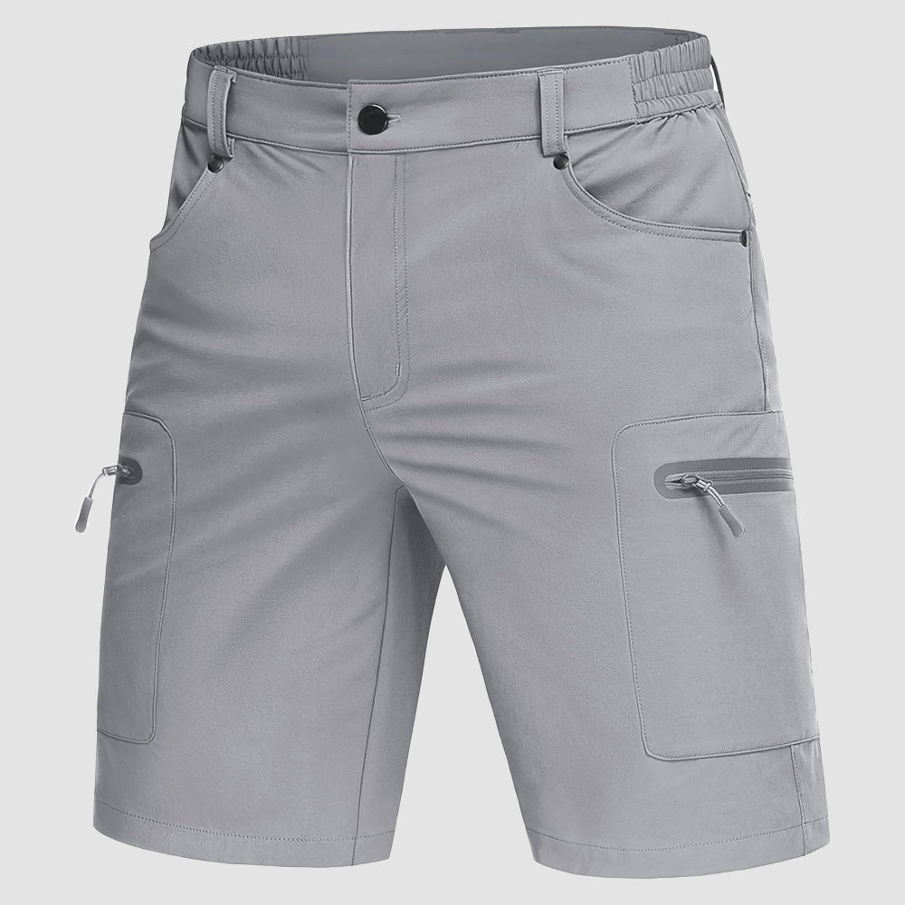 Men's Hiking Cargo Shorts with Zipper Pockets - MAGCOMSEN