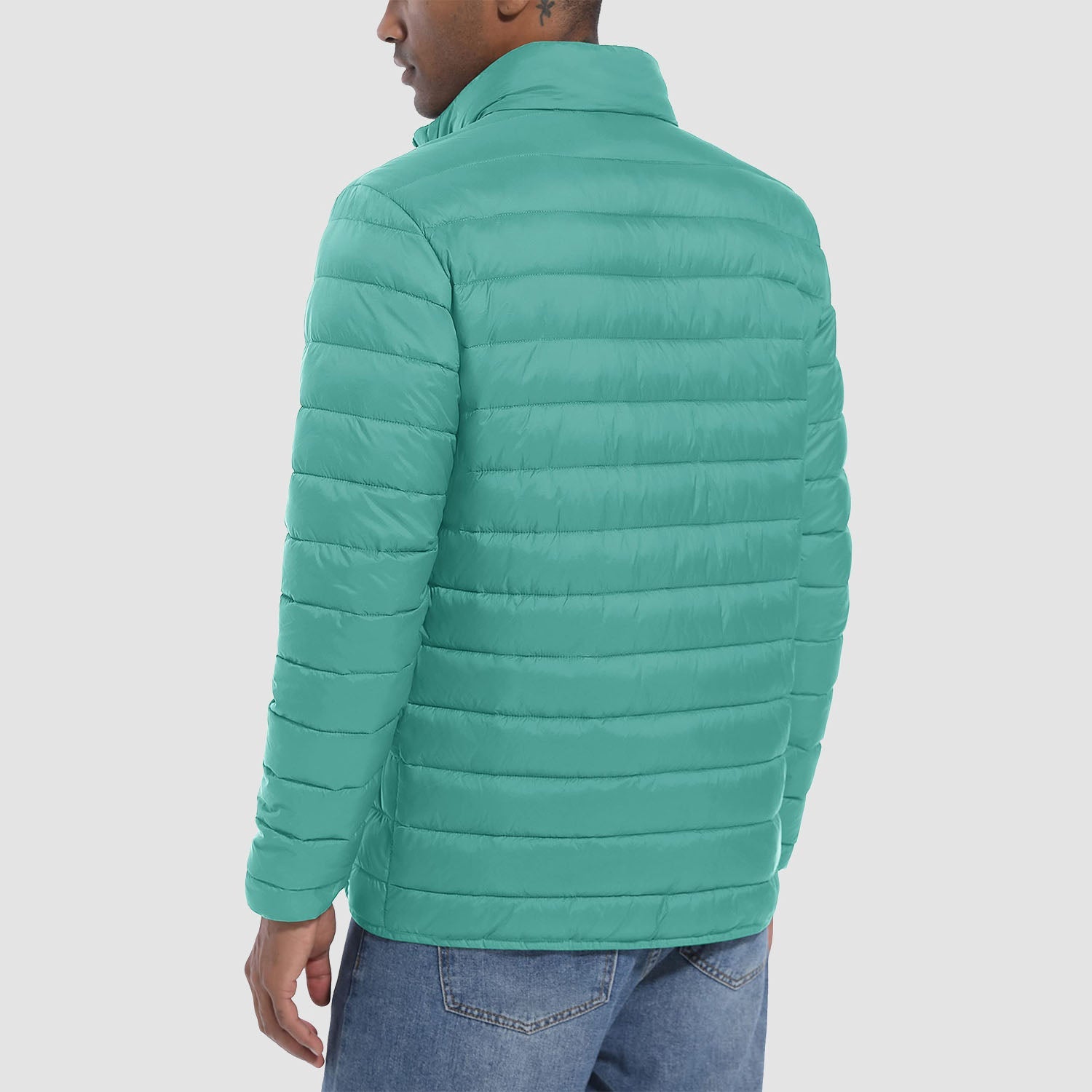 Men's Lightweight Puffer Jacket – Water-Repellent Winter Coat - MAGCOMSEN