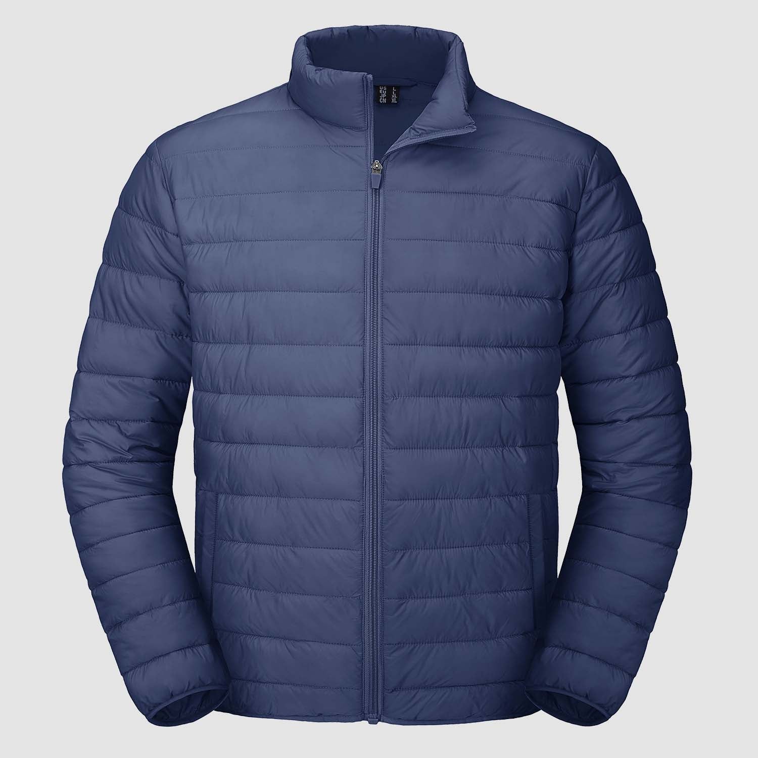 Men's Lightweight Puffer Jacket – Water-Repellent Winter Coat - MAGCOMSEN
