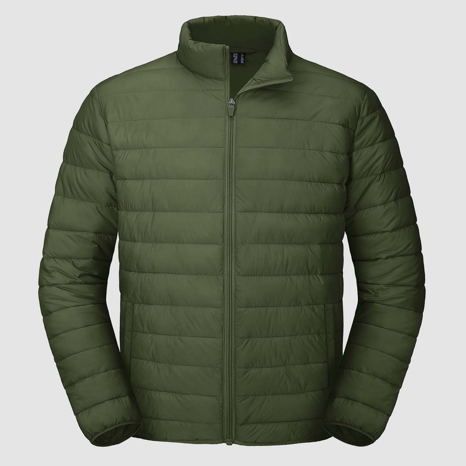 Men's Lightweight Puffer Jacket – Water-Repellent Winter Coat - MAGCOMSEN