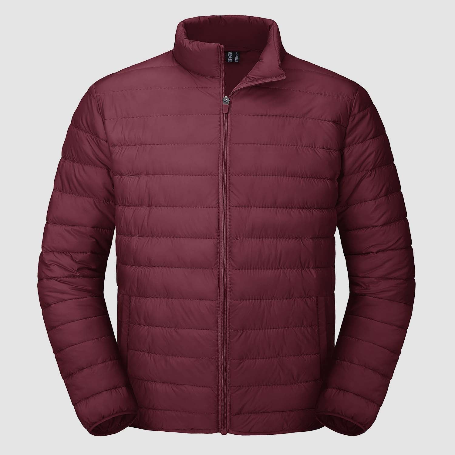 Men's Lightweight Puffer Jacket – Water-Repellent Winter Coat - MAGCOMSEN