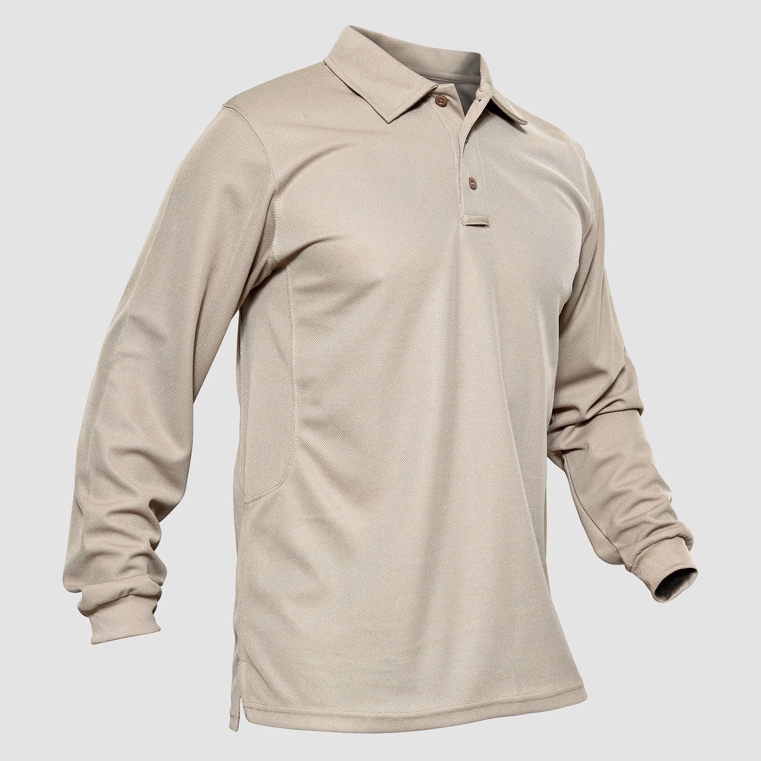 Men's Long - Sleeve Polo Shirt Quick Dry Breathable T-shirt - MAGCOMSEN