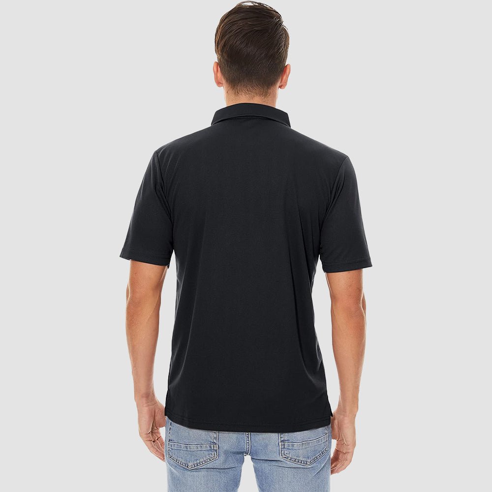 Men's Polo Quick Dry Short Sleeve Golf Polo - MAGCOMSEN