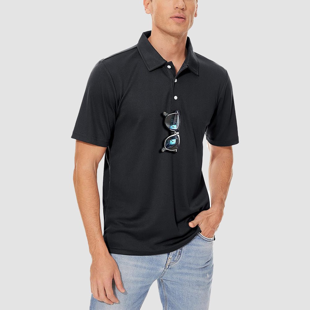 Men's Polo Quick Dry Short Sleeve Golf Polo - MAGCOMSEN