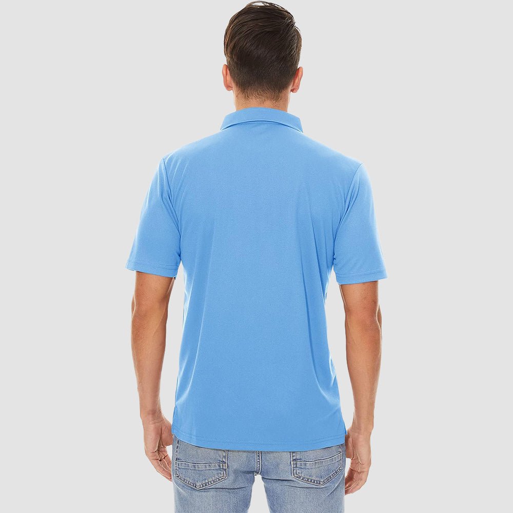 Men's Polo Quick Dry Short Sleeve Golf Polo - MAGCOMSEN