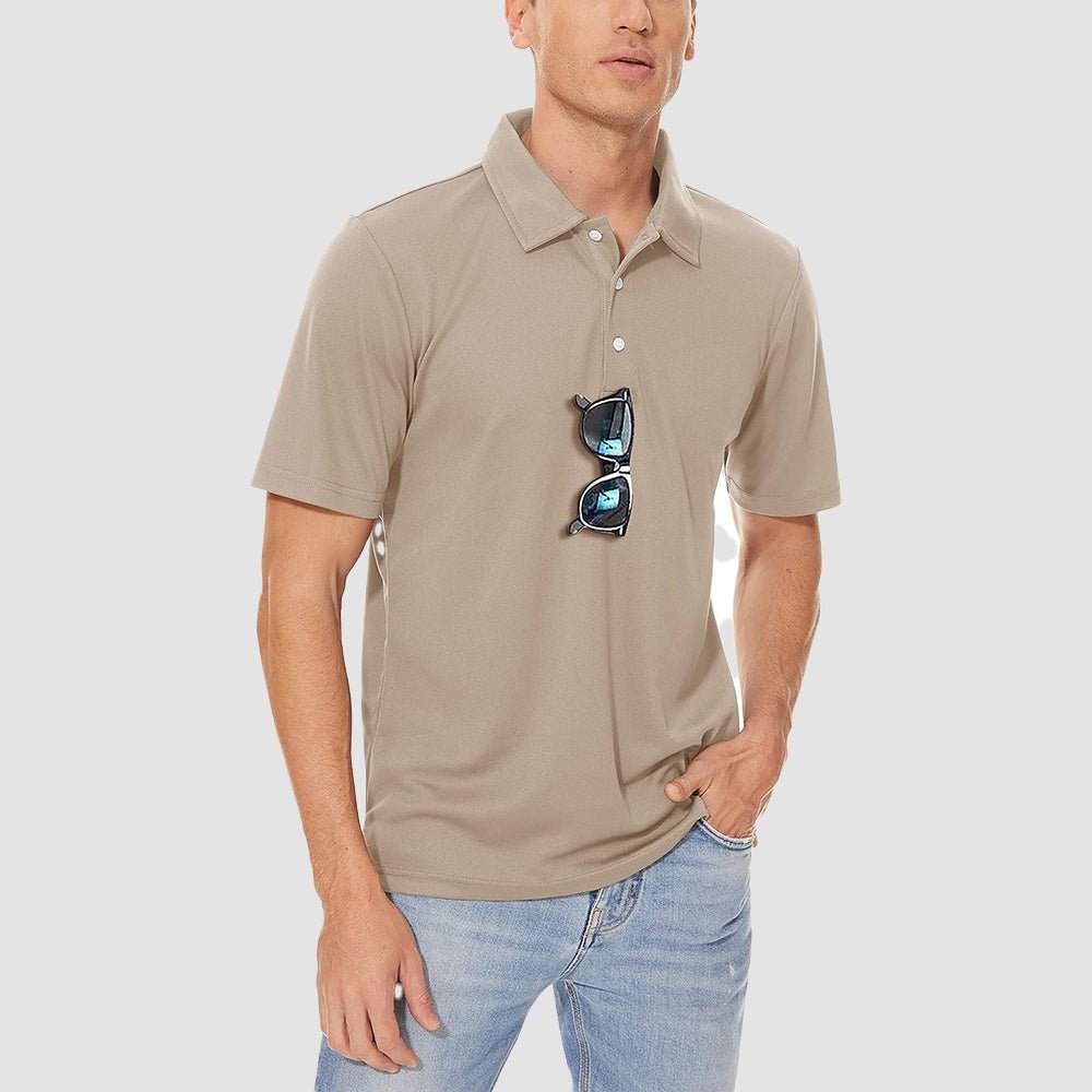 Men's Polo Quick Dry Short Sleeve Golf Polo - MAGCOMSEN