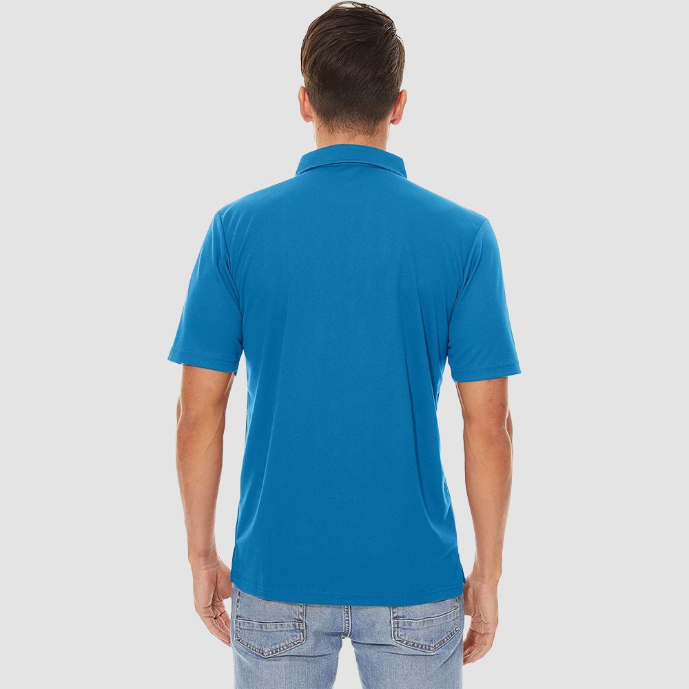 Men's Polo Quick Dry Short Sleeve Golf Polo - MAGCOMSEN