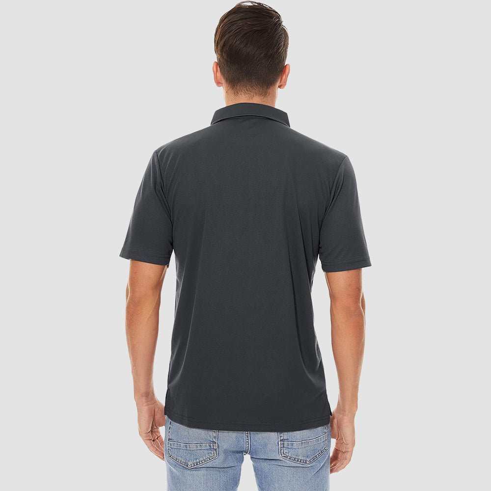 Men's Polo Quick Dry Short Sleeve Golf Polo - MAGCOMSEN