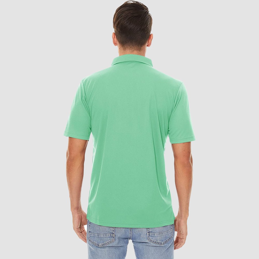 Men's Polo Quick Dry Short Sleeve Golf Polo - MAGCOMSEN
