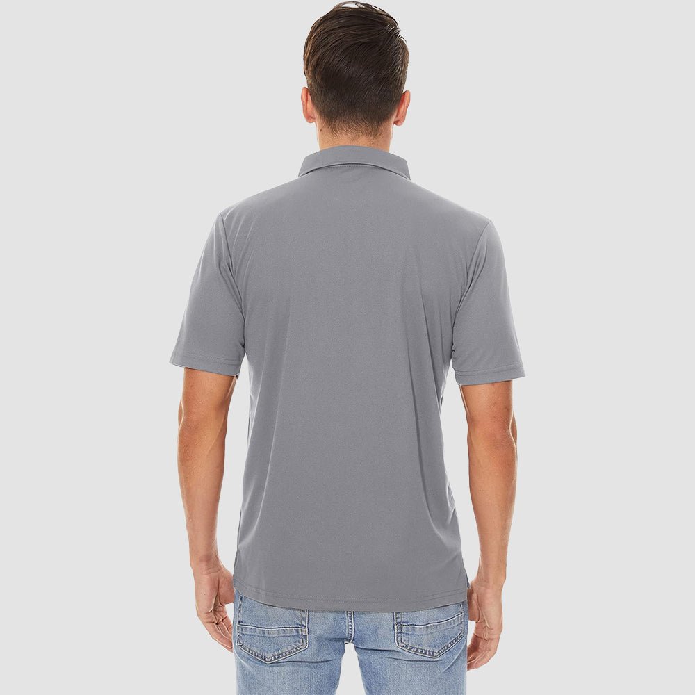 Men's Polo Quick Dry Short Sleeve Golf Polo - MAGCOMSEN