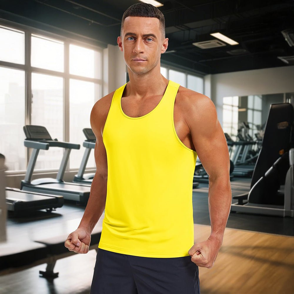Men's Quick Dry UPF 80+ Athletic Y - Back Summer Tank - MAGCOMSEN
