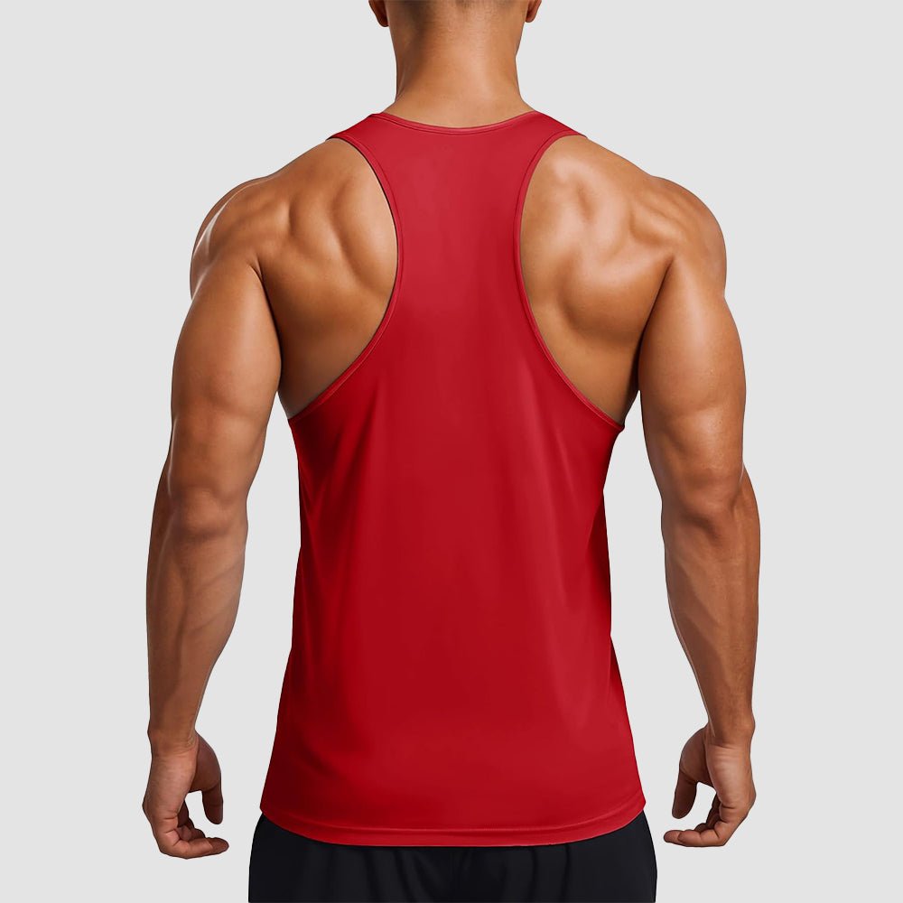 Men's Quick Dry UPF 80+ Athletic Y - Back Summer Tank - MAGCOMSEN