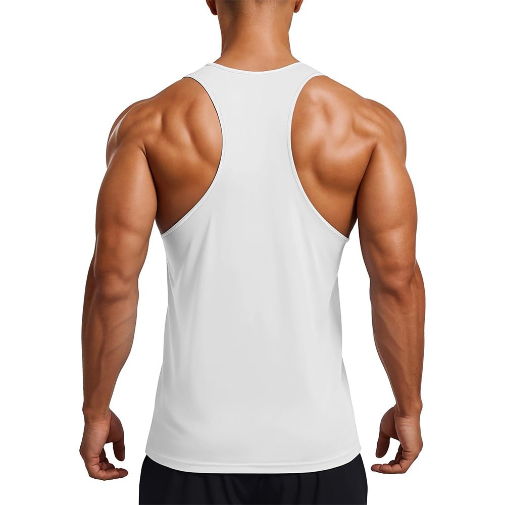 Men's Quick Dry UPF 80+ Athletic Y - Back Summer Tank - MAGCOMSEN