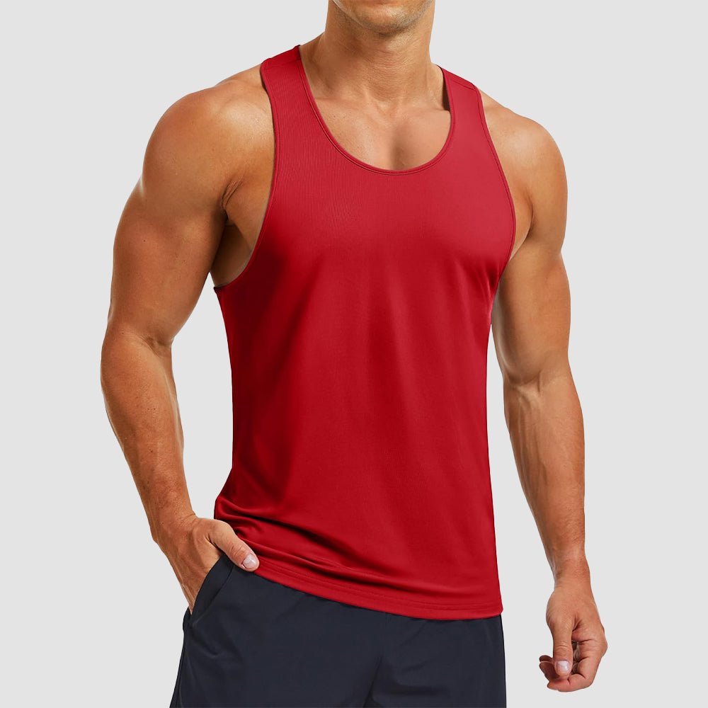 Men's Quick Dry UPF 80+ Athletic Y - Back Summer Tank - MAGCOMSEN