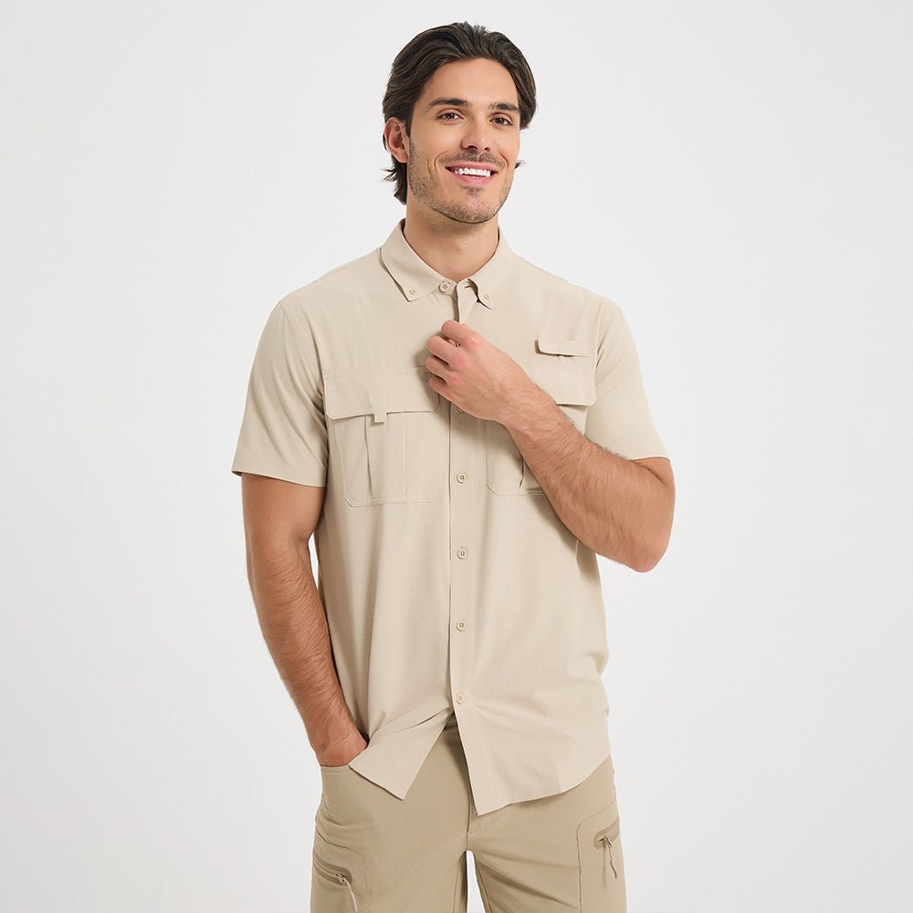 Men's Sun Protection/Quick Dry Fishing Shirts - MAGCOMSEN