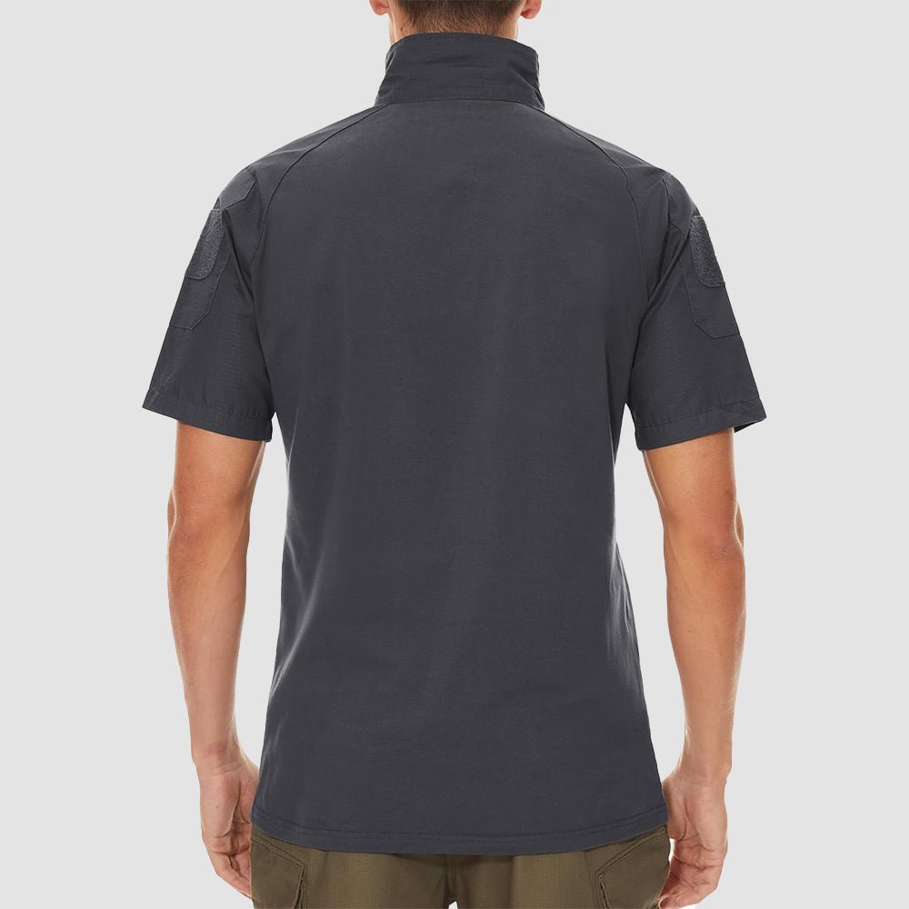Men's Tactical 1/4 Zip Camo Shirts | Slim Fit - MAGCOMSEN