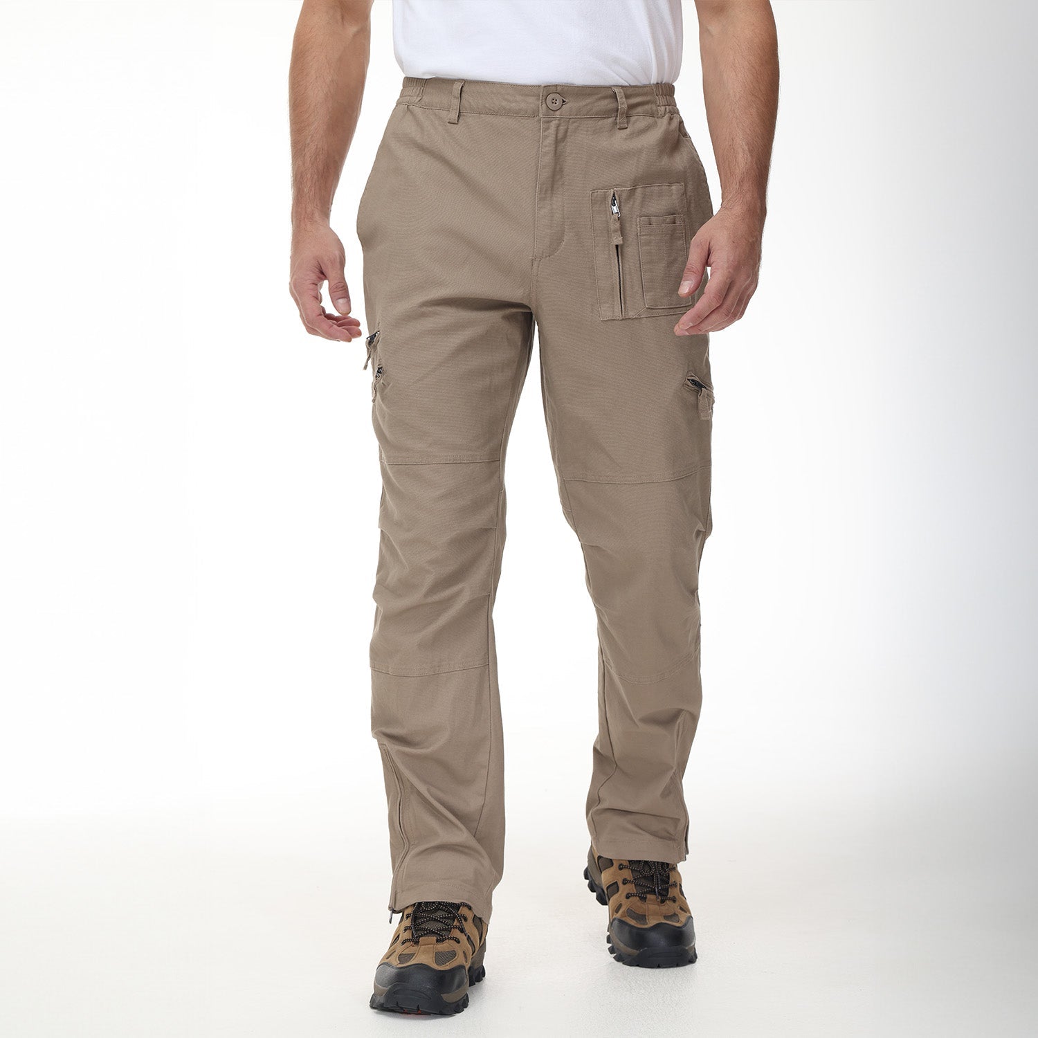 Men's Tactical Cargo Pants with 9 Pockets for Hiking - MAGCOMSEN