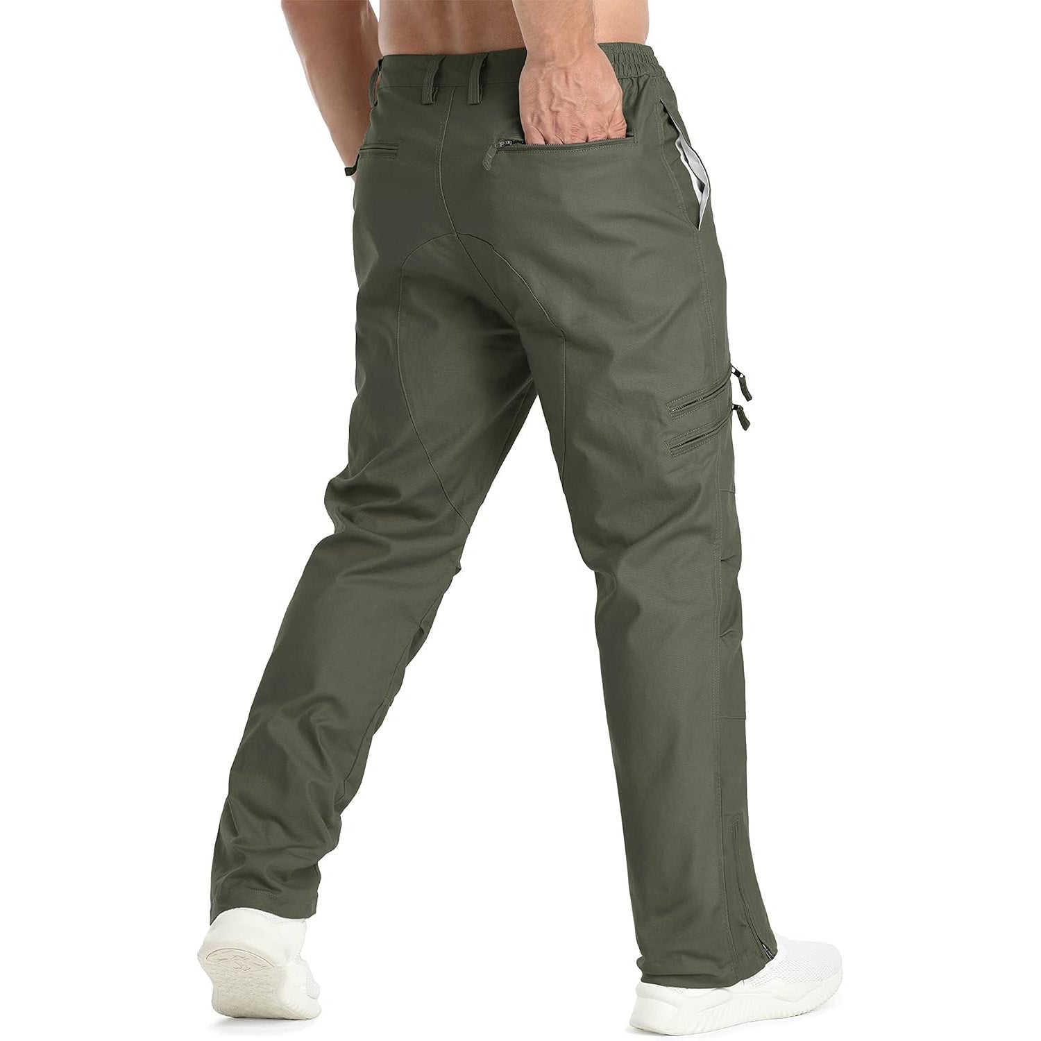 Men's Tactical Cargo Pants with 9 Pockets for Hiking - MAGCOMSEN
