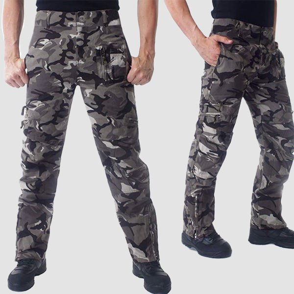 Men's Tactical Cargo Pants with 9 Pockets for Hiking - MAGCOMSEN