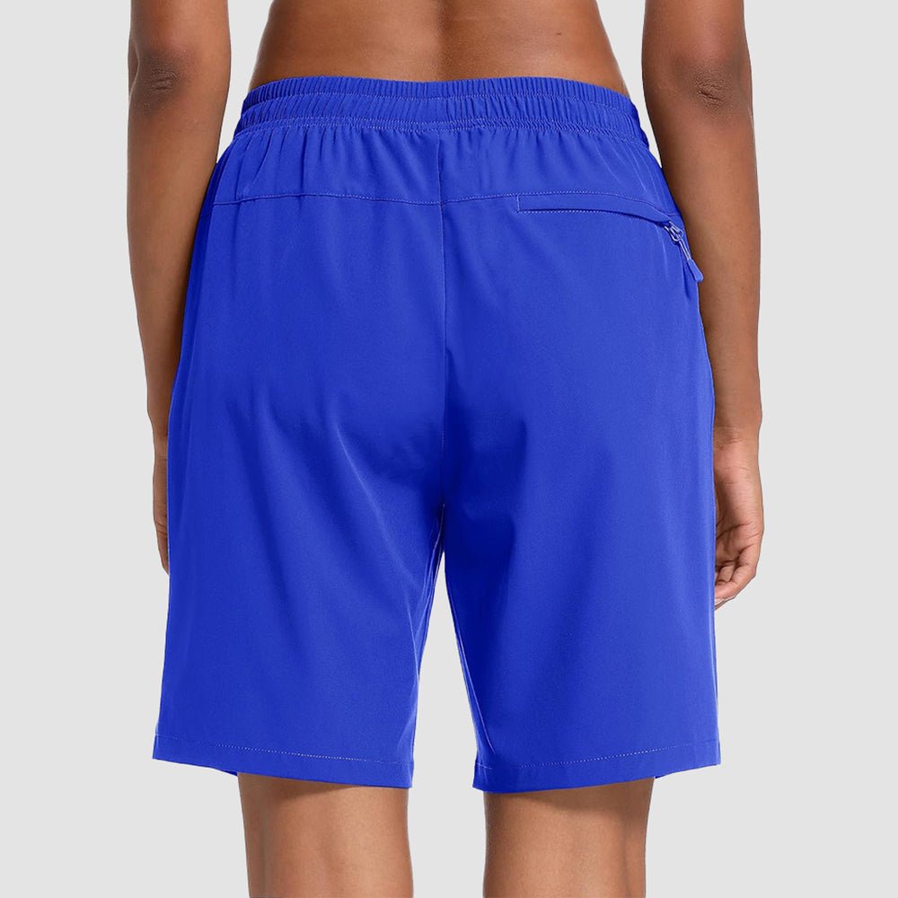 【New In】 Women’s 8″ Water‑Resistant Hiking Golf Shorts 3 Zipper Pockets - MAGCOMSEN