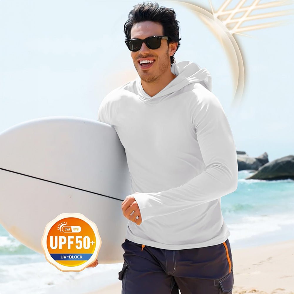 【New In】Men's Sun Shirt UPF 50+ Quick Dry Hoodie - MAGCOMSEN
