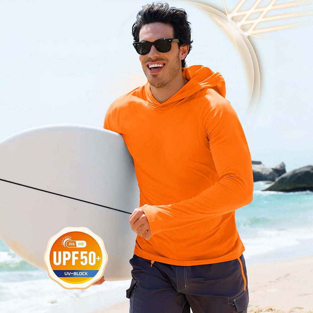 【New In】Men's Sun Shirt UPF 50+ Quick Dry Hoodie - MAGCOMSEN