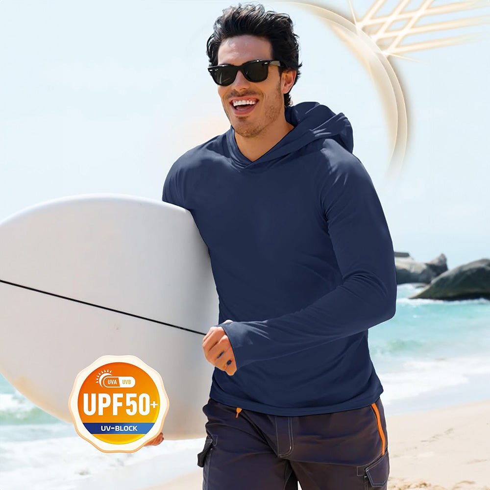 【New In】Men's Sun Shirt UPF 50+ Quick Dry Hoodie - MAGCOMSEN