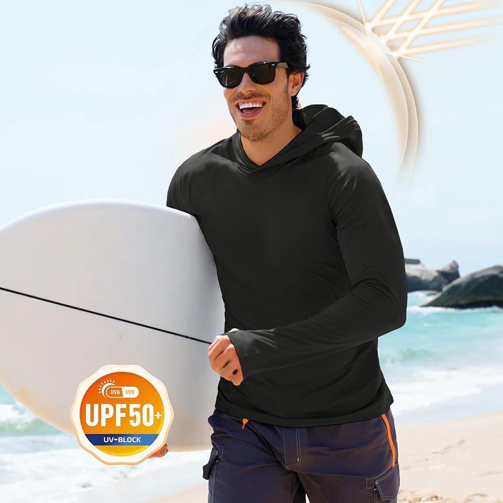 【New In】Men's Sun Shirt UPF 50+ Quick Dry Hoodie - MAGCOMSEN