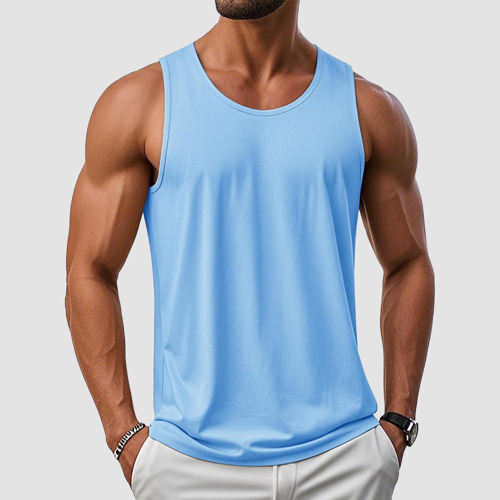 【New In】Men's UPF 50+ Muscle Tank for Summer Workouts - MAGCOMSEN