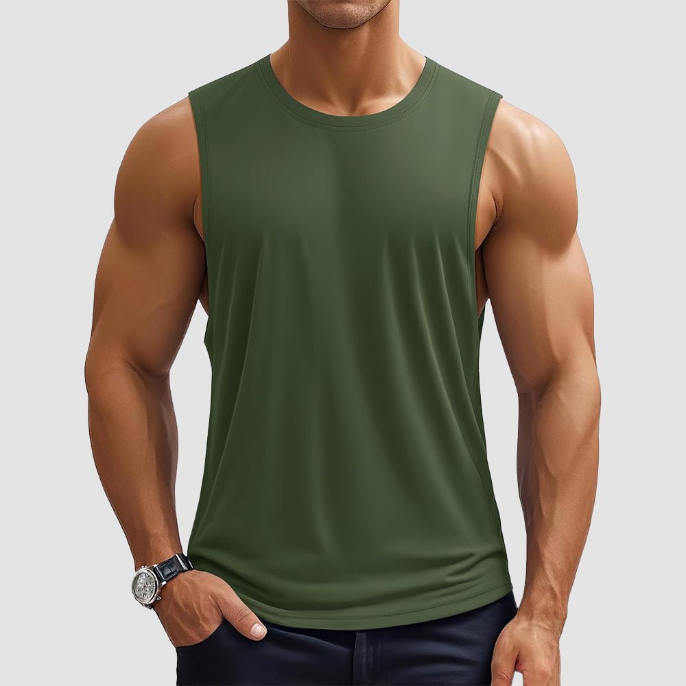 【New In】Men's Workout Tank – Quick - Dry Sleeveless Gym Shirt - MAGCOMSEN