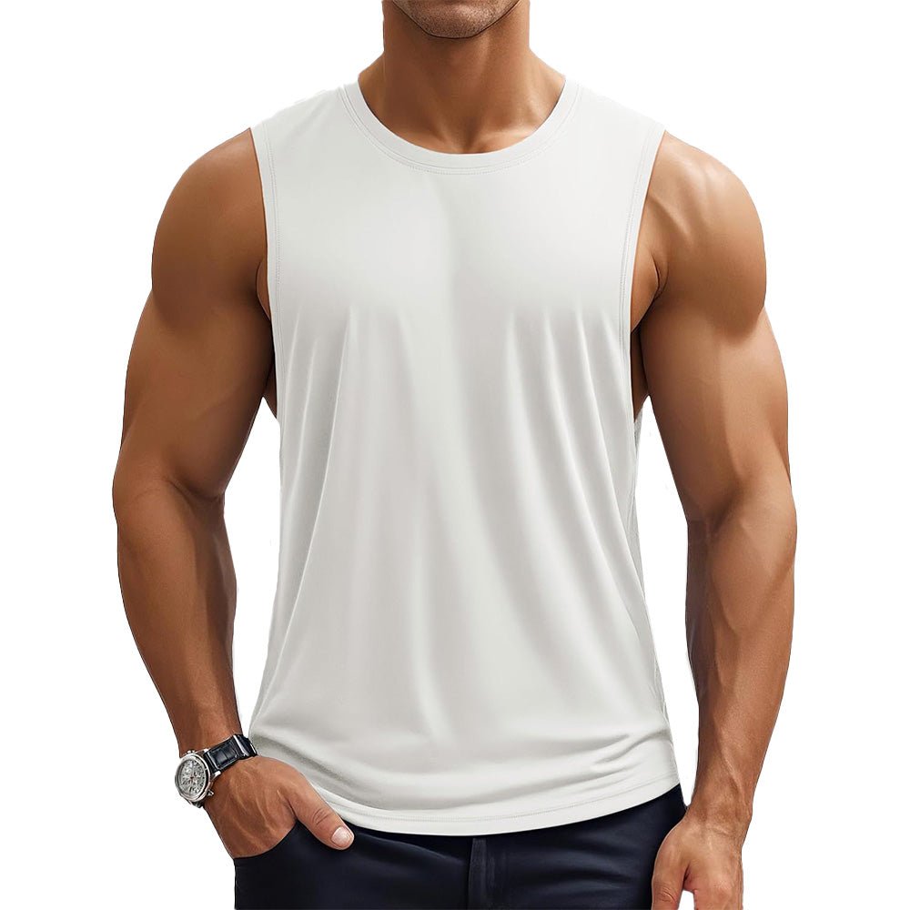 【New In】Men's Workout Tank – Quick - Dry Sleeveless Gym Shirt - MAGCOMSEN