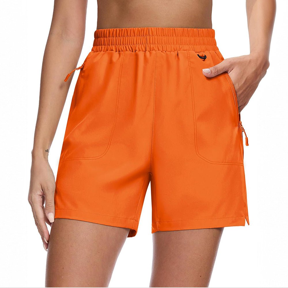 Orange 【New In】Women's 5' Quick Dry Hiking Shorts UPF 50+ - MAGCOMSEN
