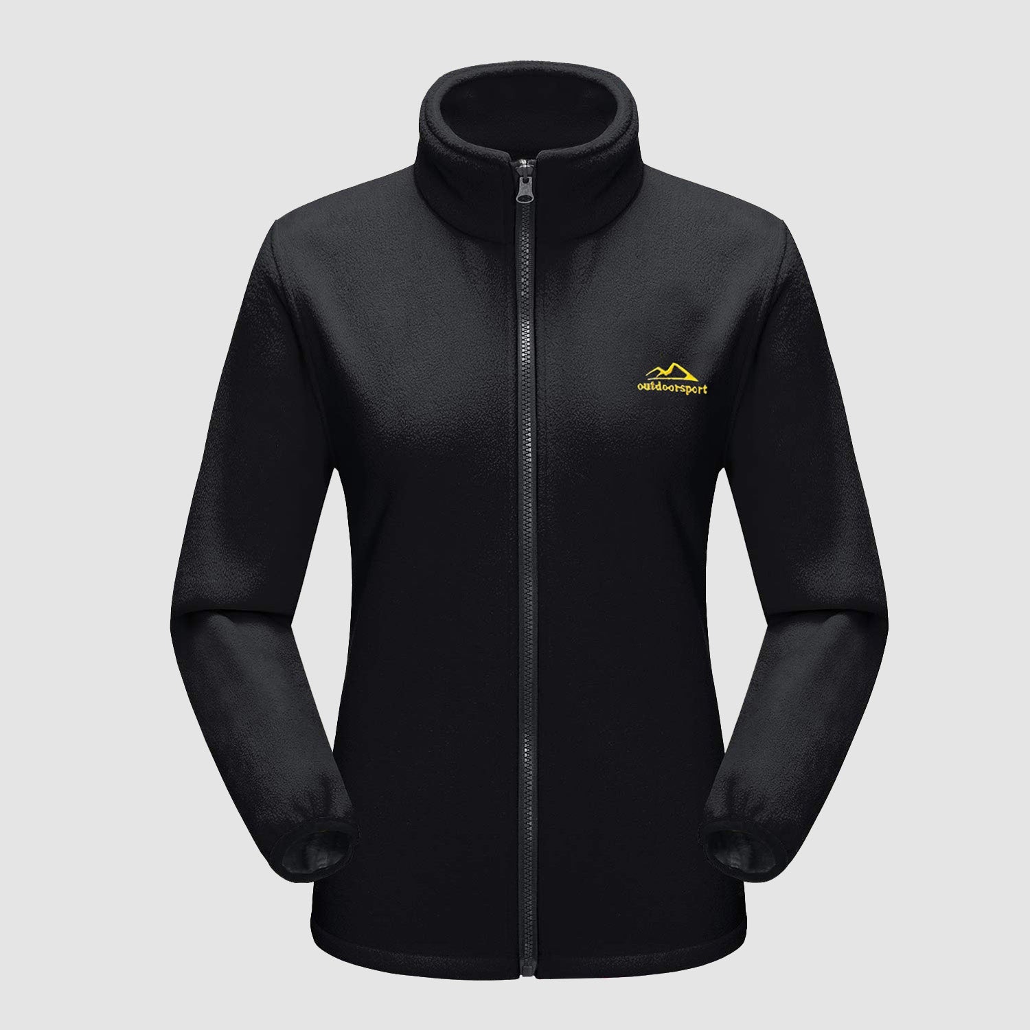 Pure Black Women's 3-in-1 Waterproof Ski Jacket with Fleece Liner - MAGCOMSEN