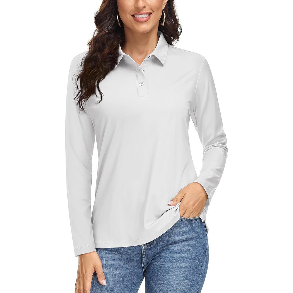 Women's UPF 50+ Long Sleeve Golf Shirts - MAGCOMSEN