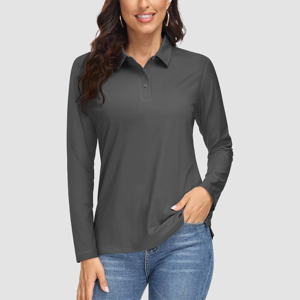 Women's UPF 50+ Long Sleeve Golf Shirts - MAGCOMSEN