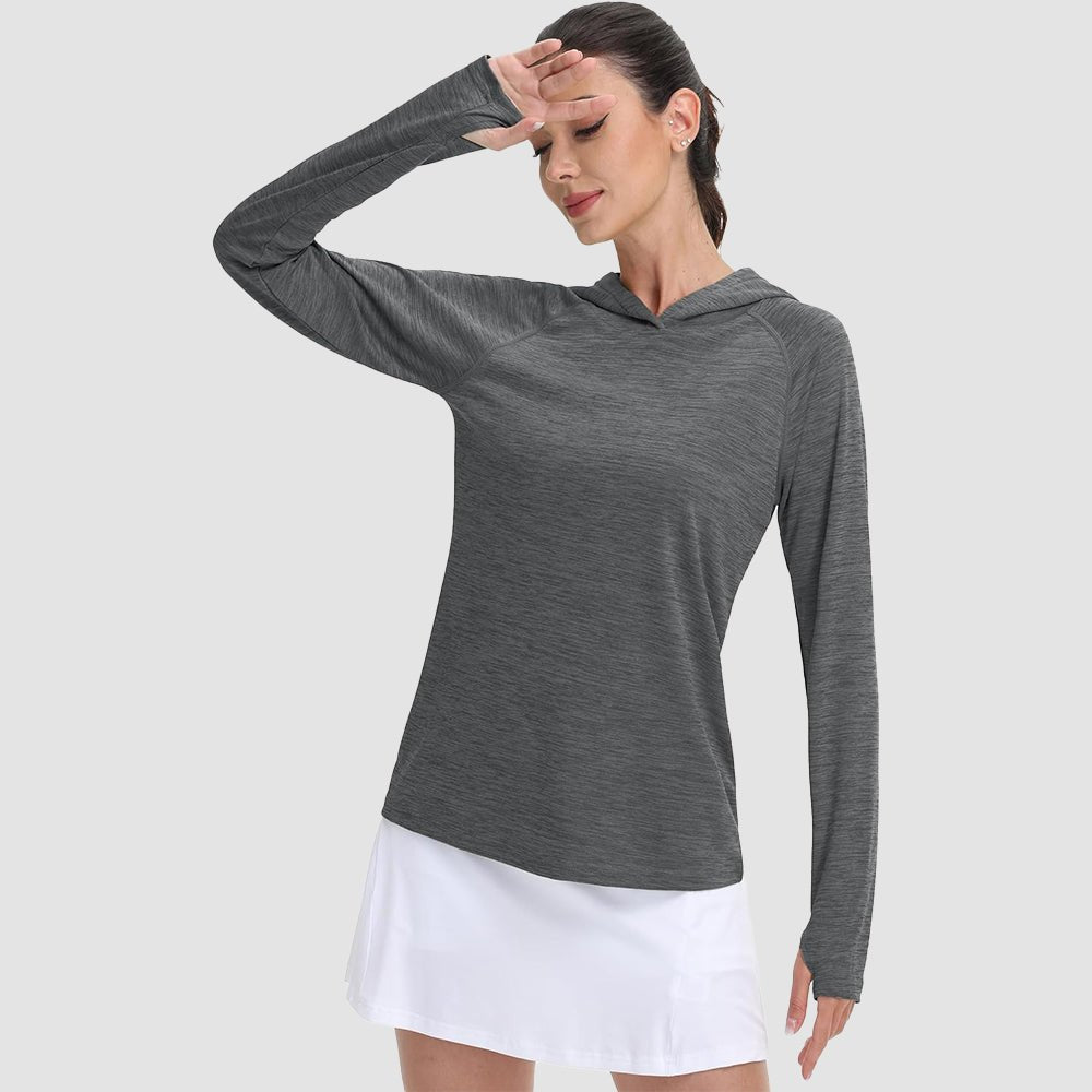 Women's Mint Hoodie UPF 50+ Sun Protection Shirt with Thumb Hole - MAGCOMSEN