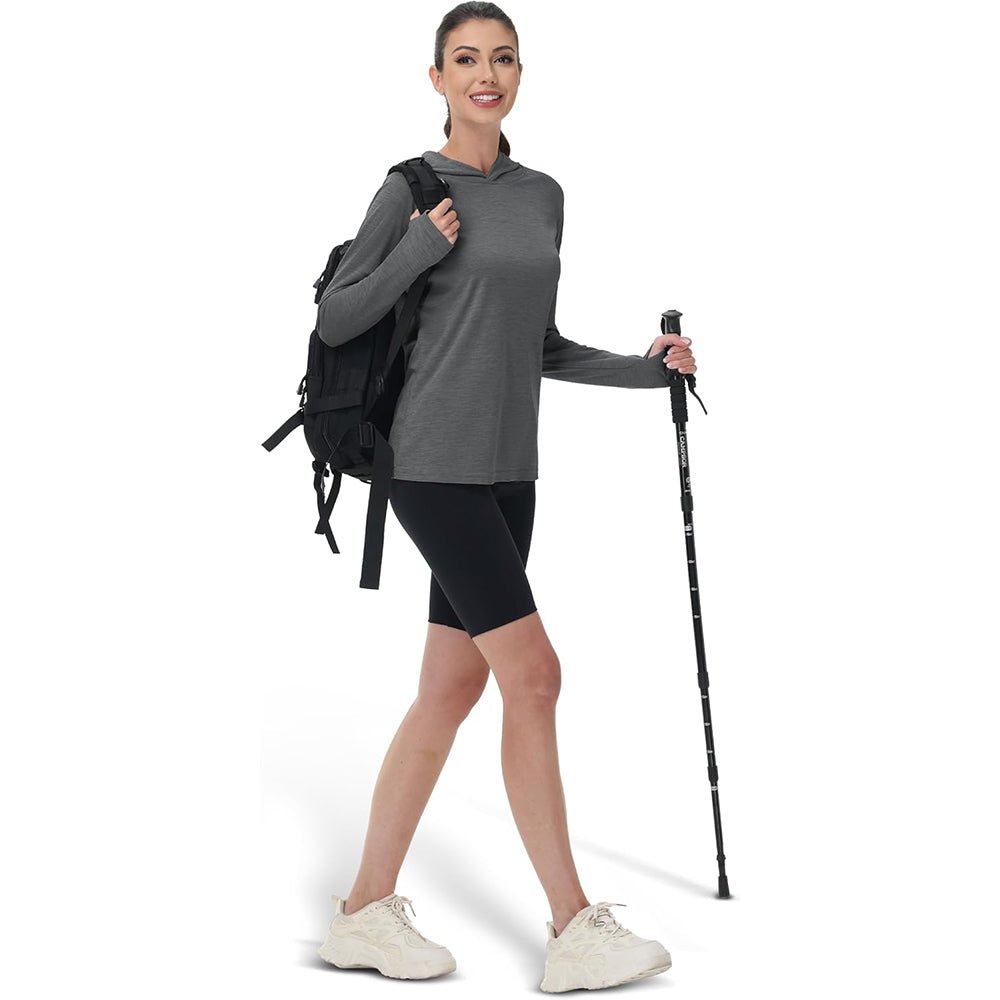 Women's Mint Hoodie UPF 50+ Sun Protection Shirt with Thumb Hole - MAGCOMSEN