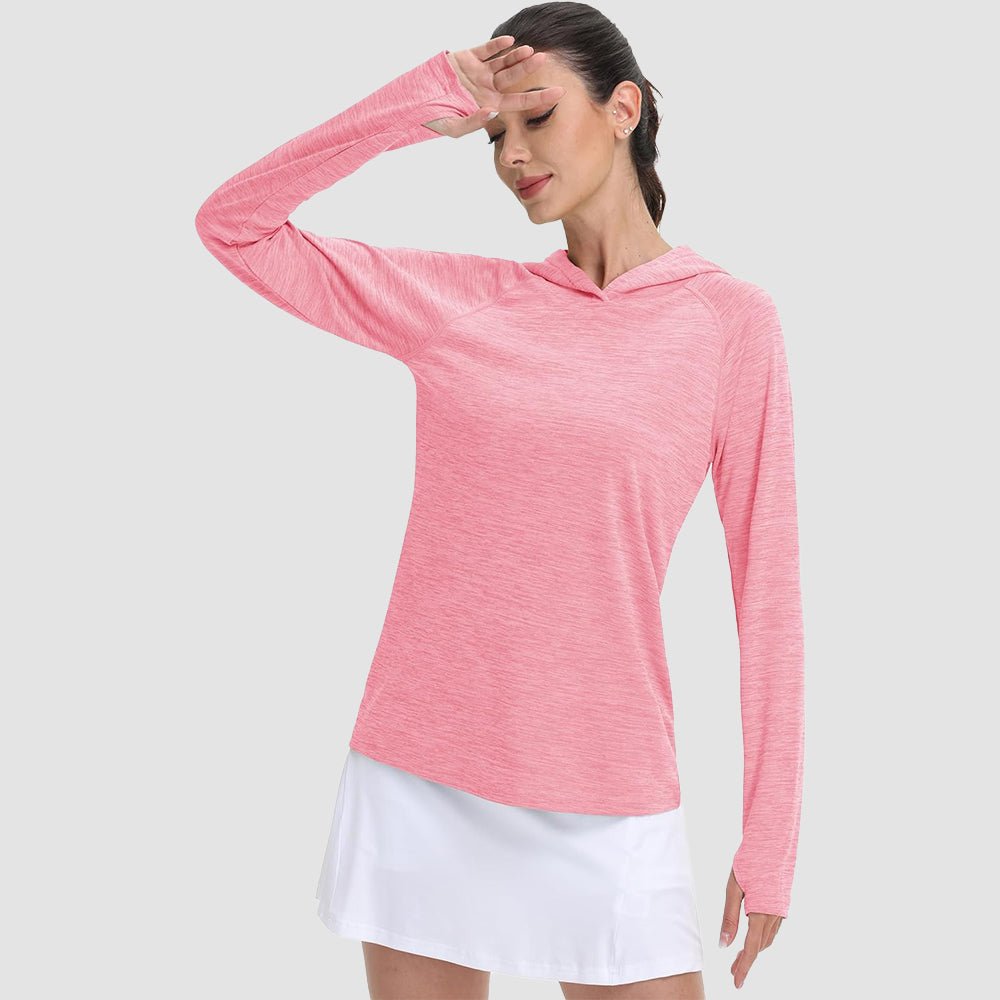 Women's Mint Hoodie UPF 50+ Sun Protection Shirt with Thumb Hole - MAGCOMSEN