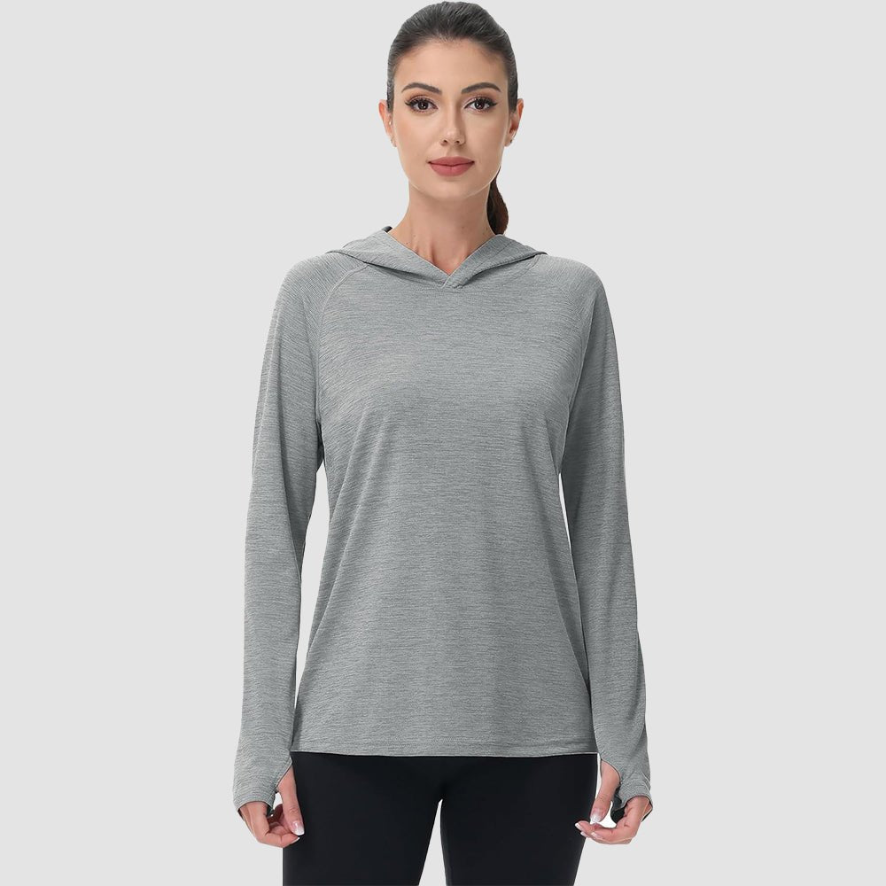 Women's Mint Hoodie UPF 50+ Sun Protection Shirt with Thumb Hole - MAGCOMSEN
