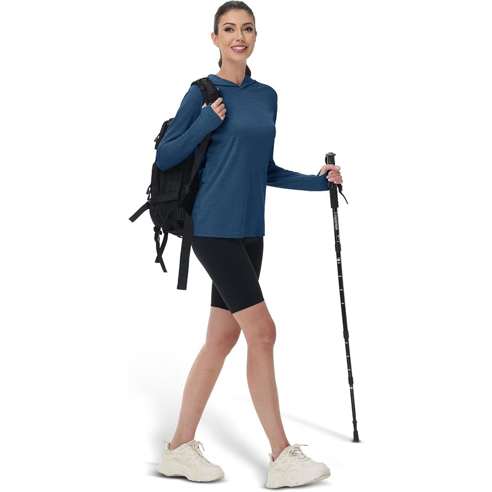 Women's Mint Hoodie UPF 50+ Sun Protection Shirt with Thumb Hole - MAGCOMSEN