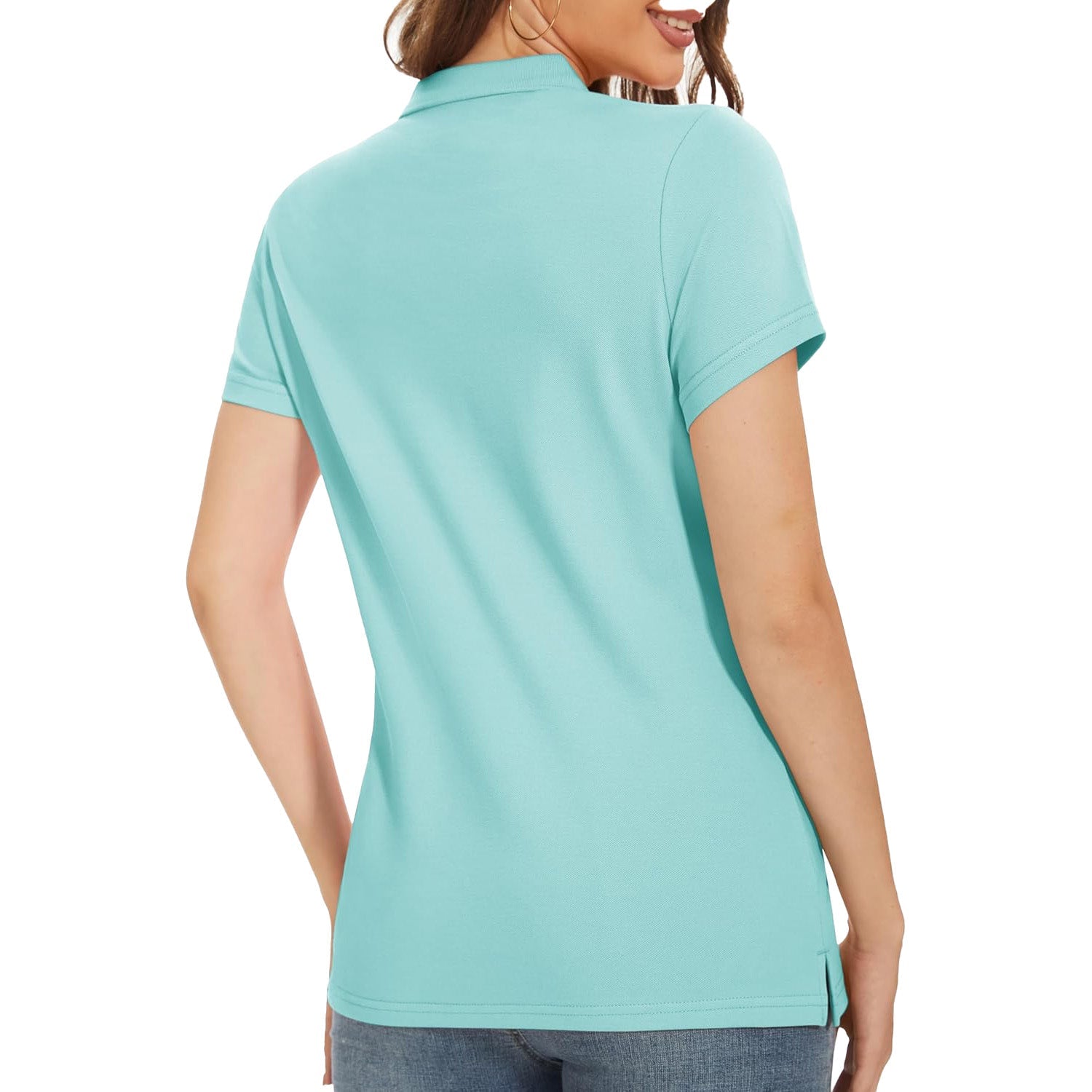 Women's Polo Shirt Cotton Summer Uniform - MAGCOMSEN