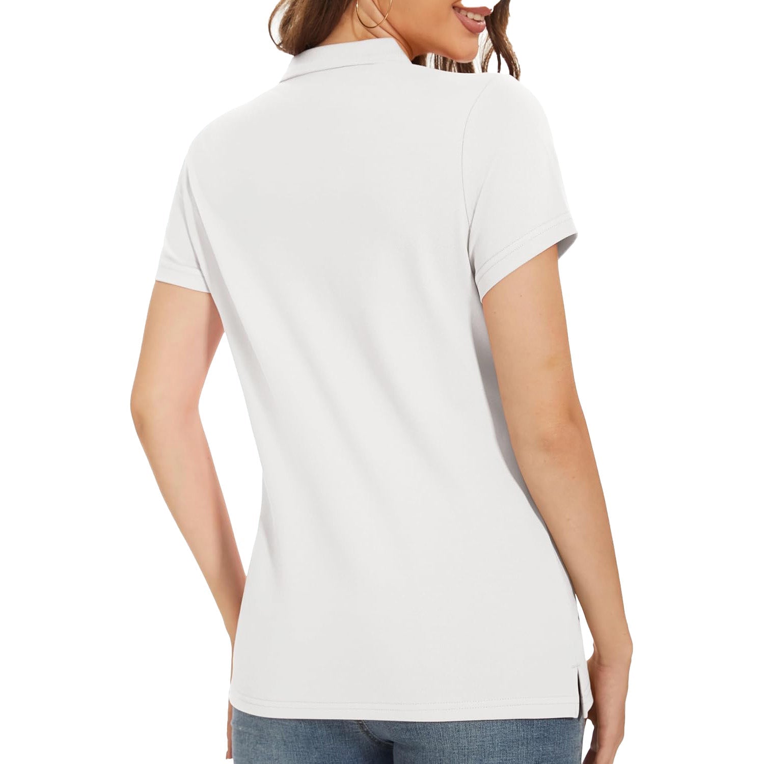 Women's Polo Shirt Cotton Summer Uniform - MAGCOMSEN