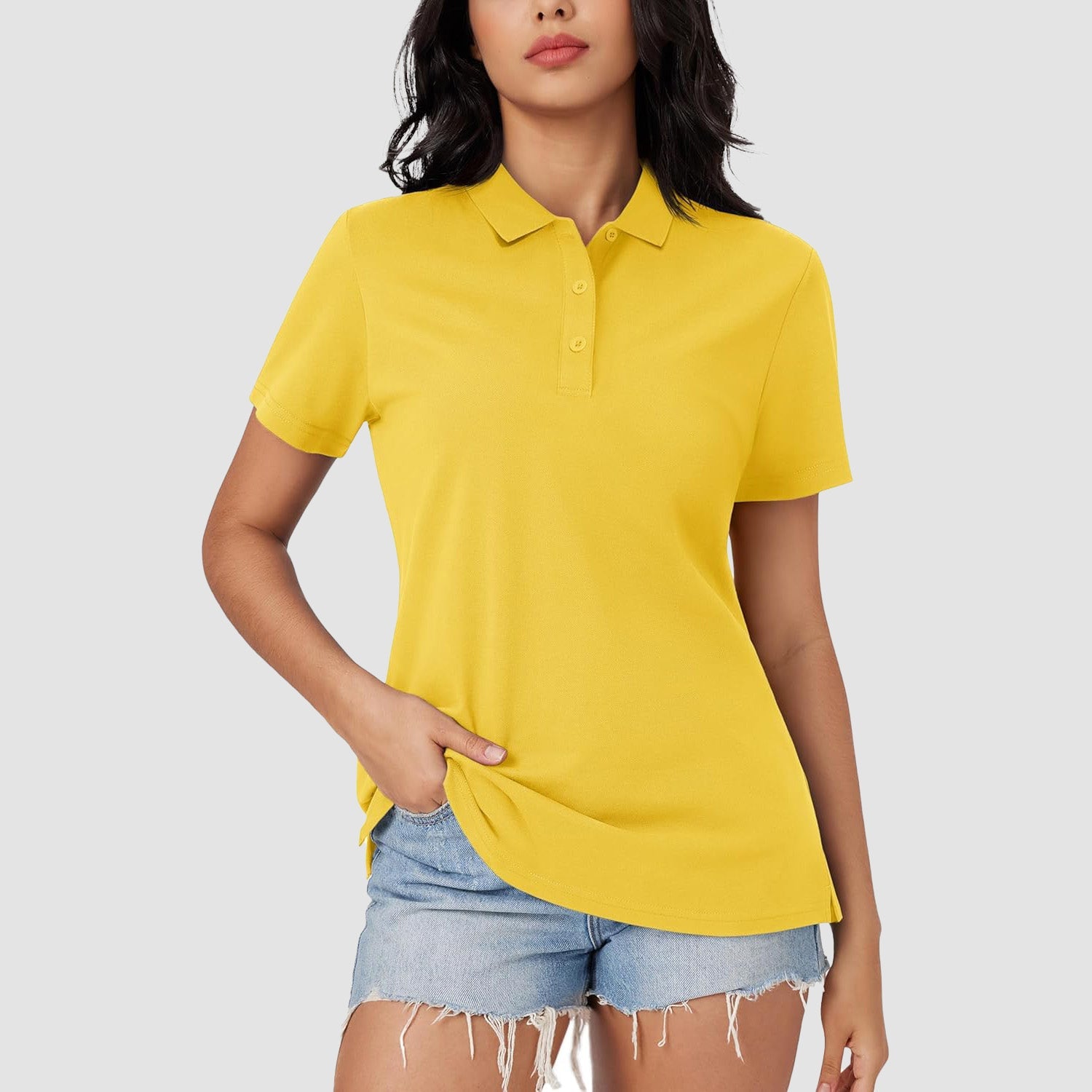 Women's Polo Shirt Cotton Summer Uniform - MAGCOMSEN
