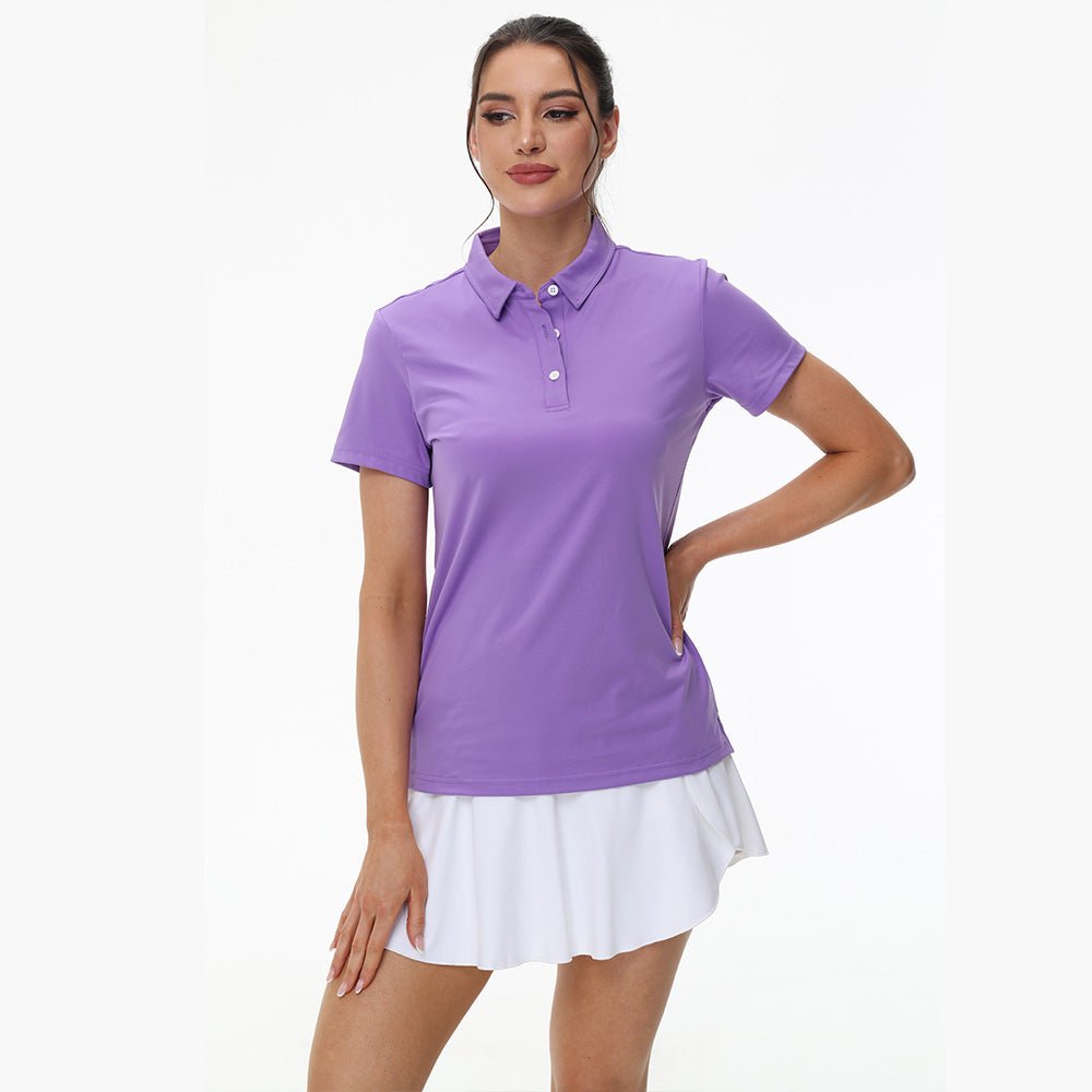 Women's Polo Shirts UPF 50+ Sun Protection Short Sleeve Golf Shirt Quick Dry - MAGCOMSEN