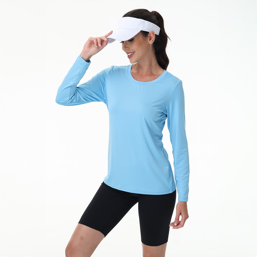 Women's UPF 80+ Long Sleeve Sun Protection Quick - Dry Shirt - MAGCOMSEN