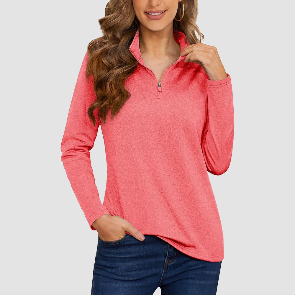 Rose Women's UPF50+ Sun Shirt - Long Sleeve Quick Dry - MAGCOMSEN