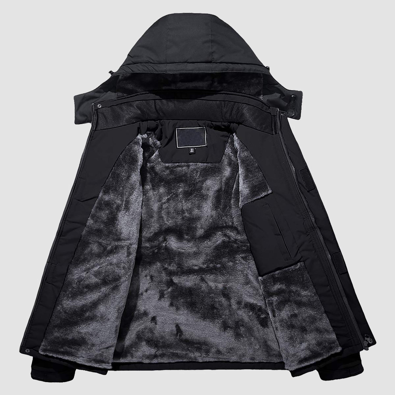 Men's Water-Repellent Winter Ski Jacket with Fleece Lining - MAGCOMSEN